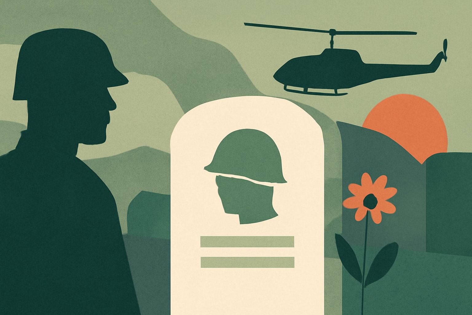 Vietnam Veteran's Gravestone Highlights the Lasting Impact of War
