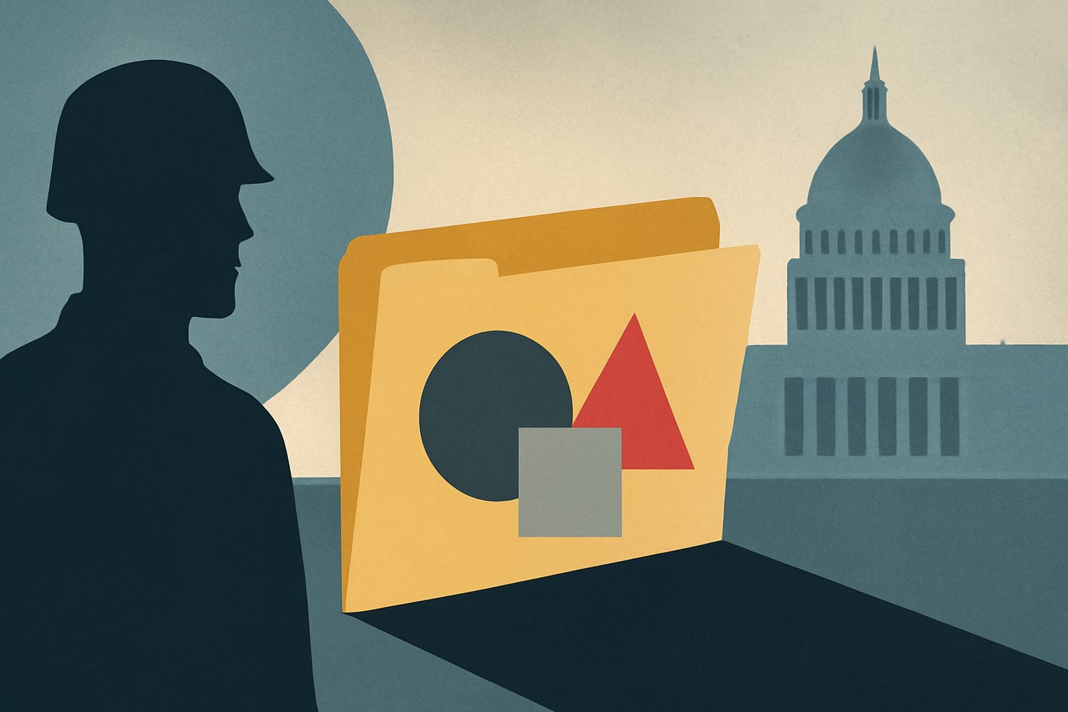 Editorial illustration for: Congress Reopens the CIA's MKULTRA Files Amid Calls for Transparency
