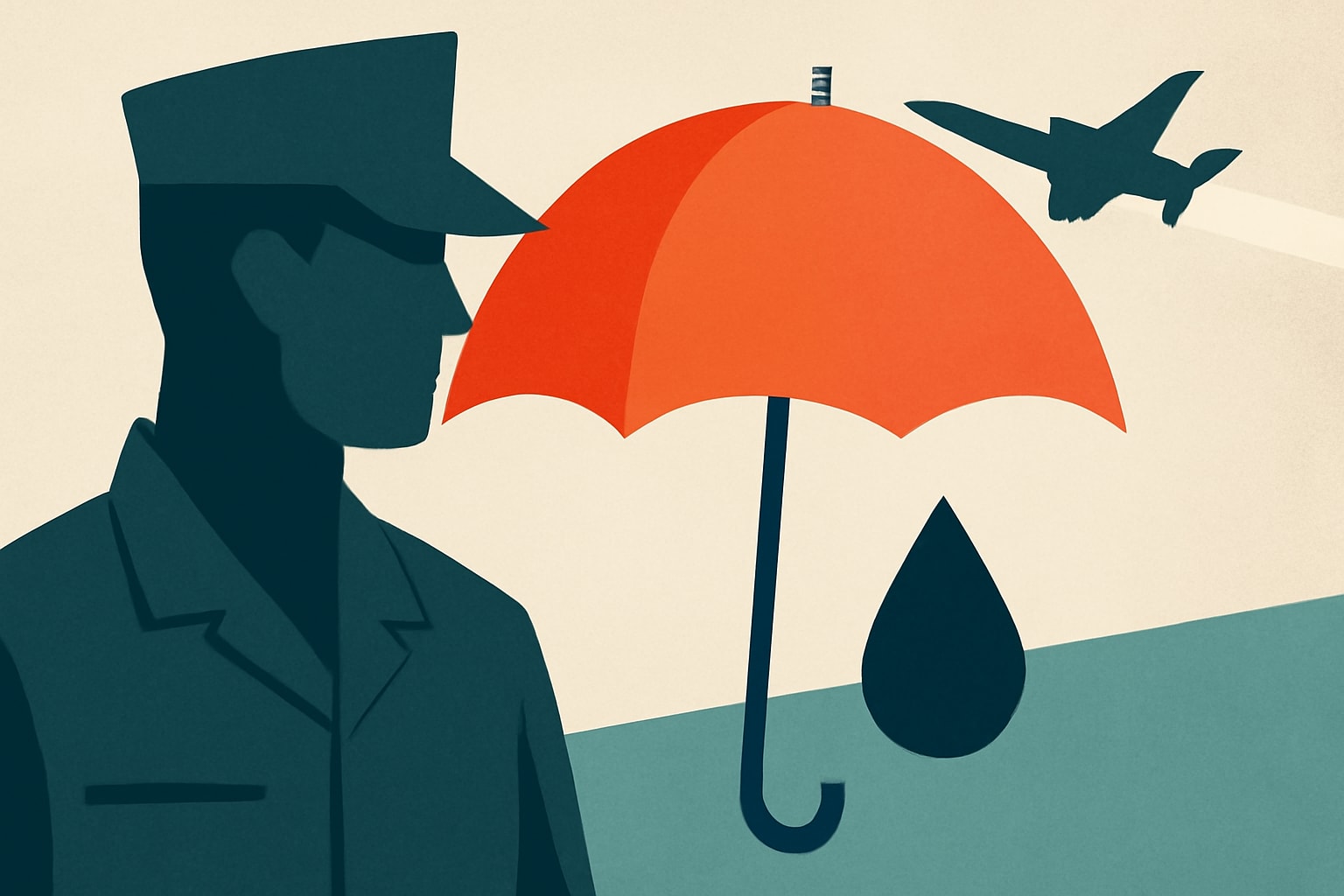 Editorial illustration for: Why Active Duty Service Members Should Consider Private Life Insurance