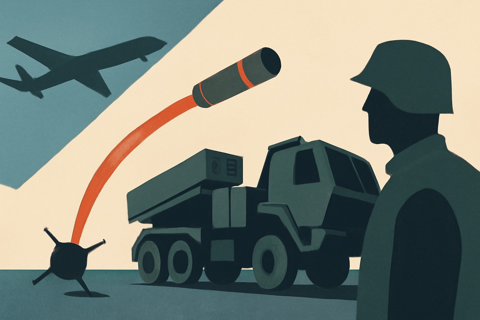 Editorial illustration for: US Army Tests Autonomous Version of Volcano Mine Dispenser