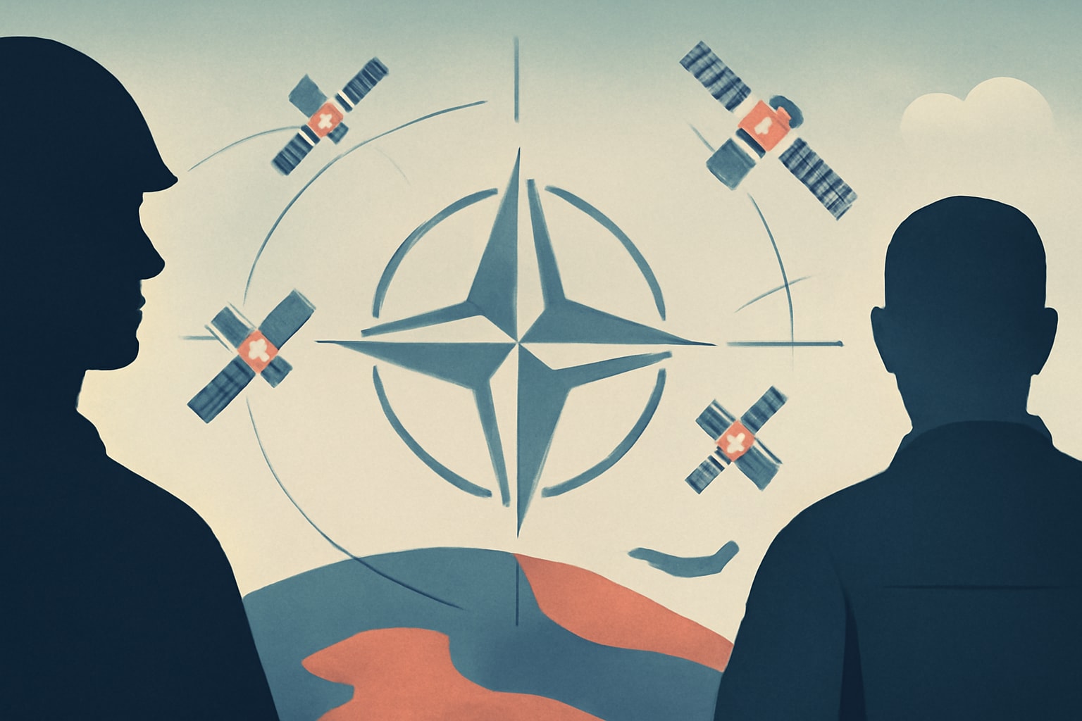 Editorial illustration for: Eight NATO Allies Launch HALO Satellite Constellation Initiative