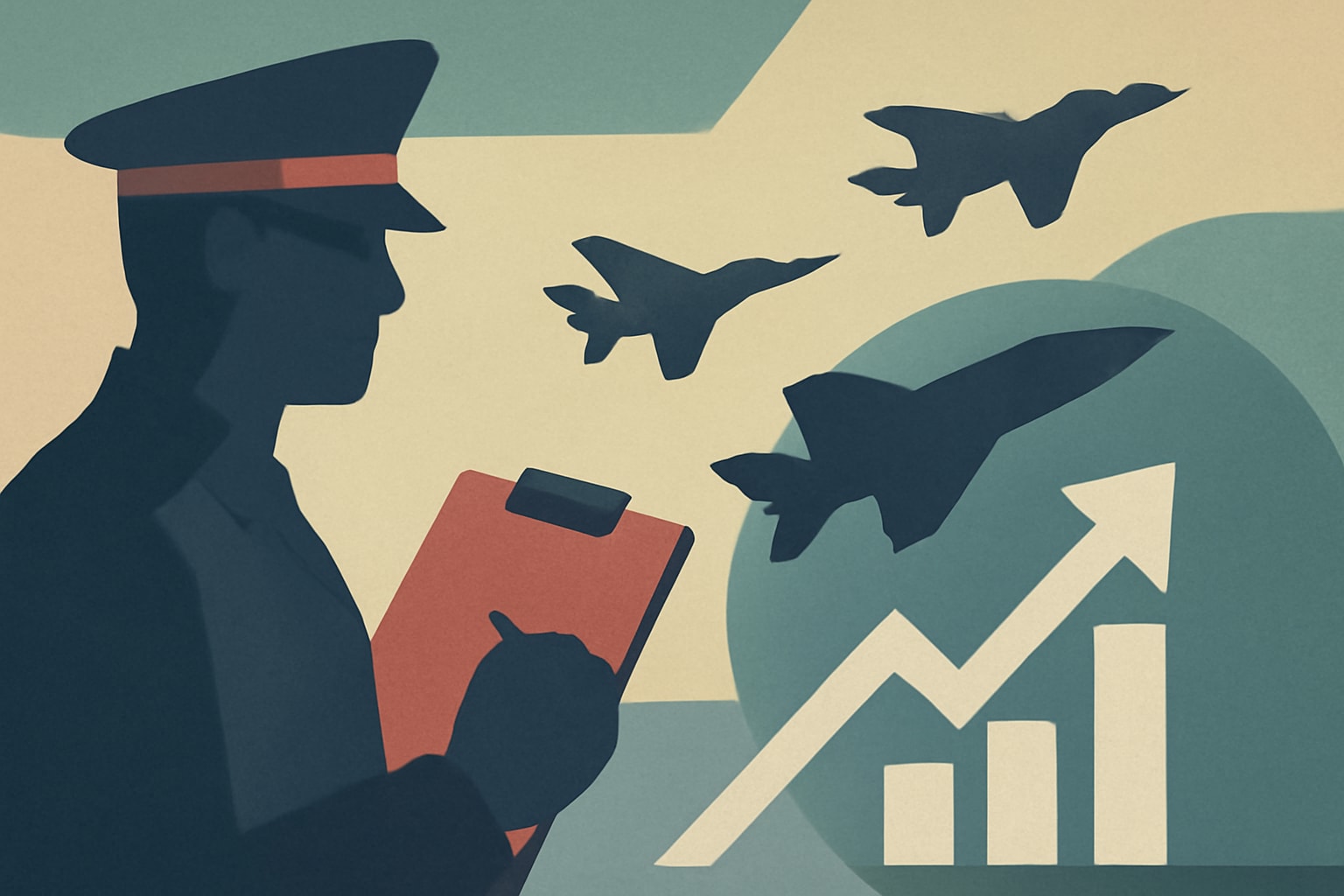 Editorial illustration for: SECAF Troy Meink Reports Progress in Air Force Readiness and Modernization