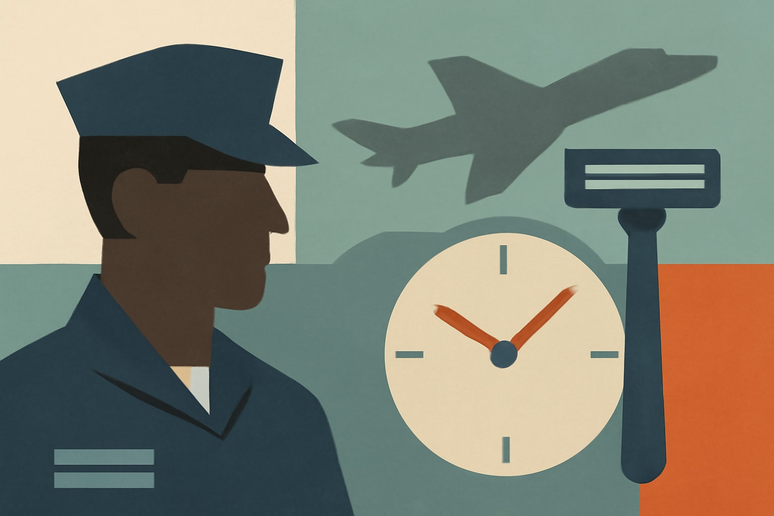 Editorial illustration for: Navy Imposes One-Year Limit on Medical Shaving Waivers