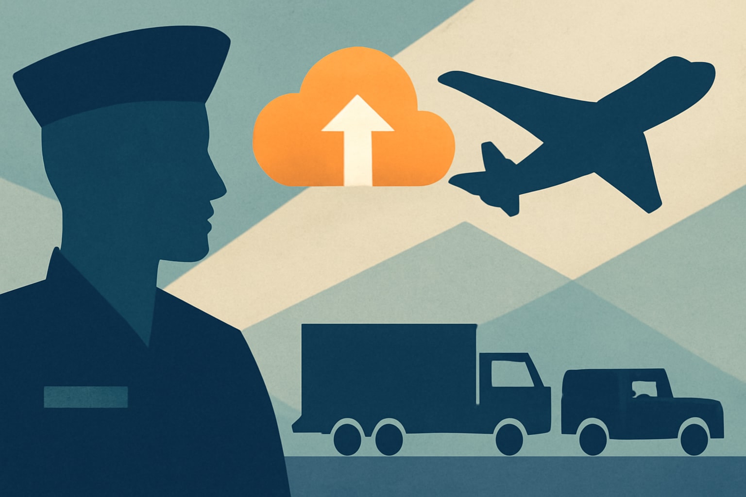 Editorial illustration for: Air Force Implements Salesforce to Oversee Global Vehicle Fleet