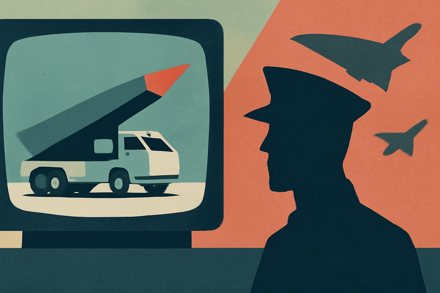 Editorial illustration for: China Displays DF-17 Missile on State TV Amid Rising Tensions