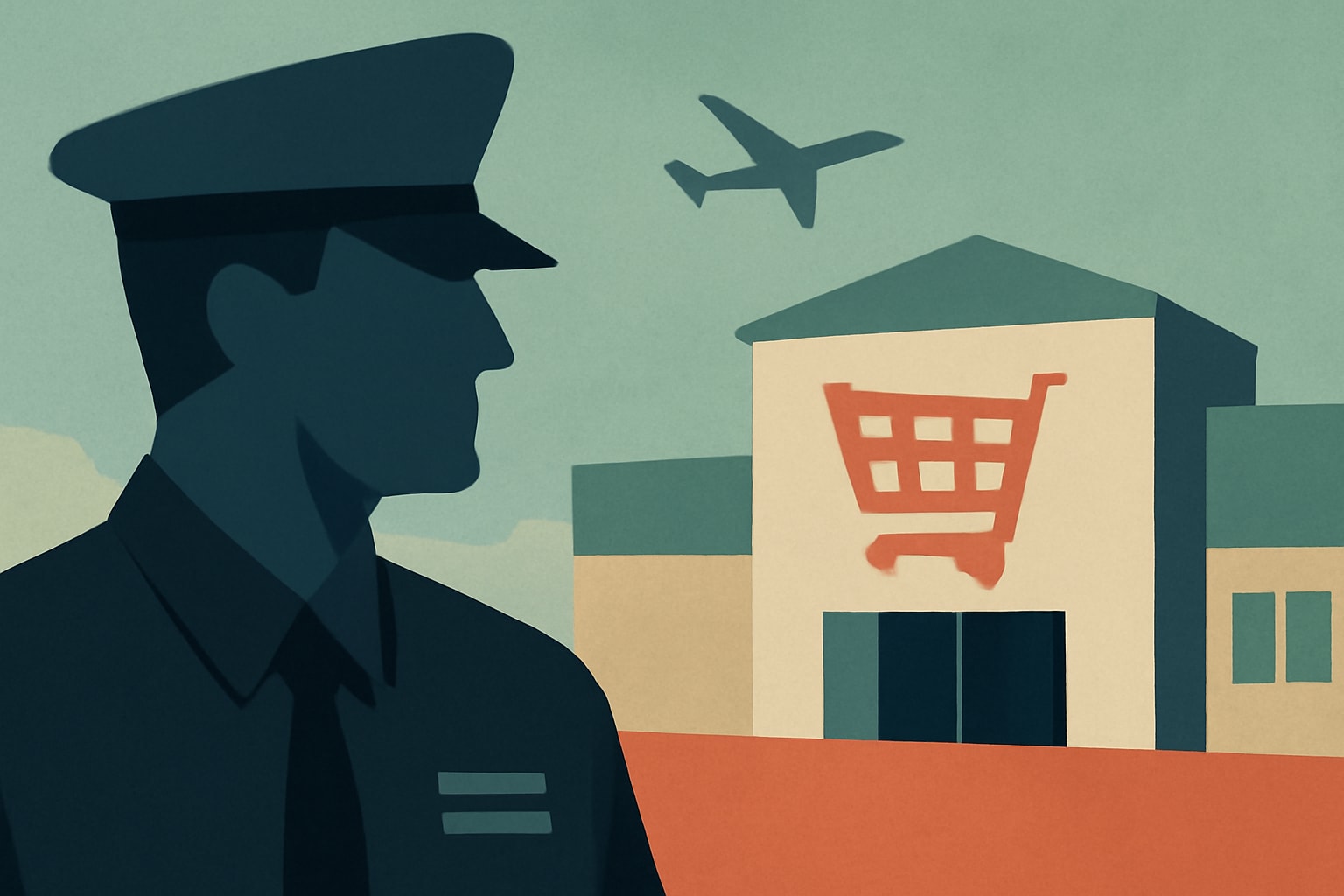Editorial illustration for: Retired Army Officer Bill Fitzhugh to Lead Military Commissary System