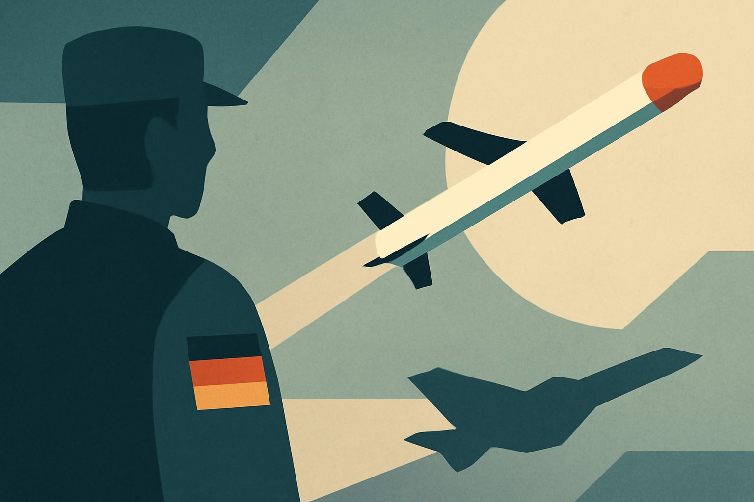 Editorial illustration for: Germany to Purchase U.S. Tomahawk Missiles for Enhanced Defense