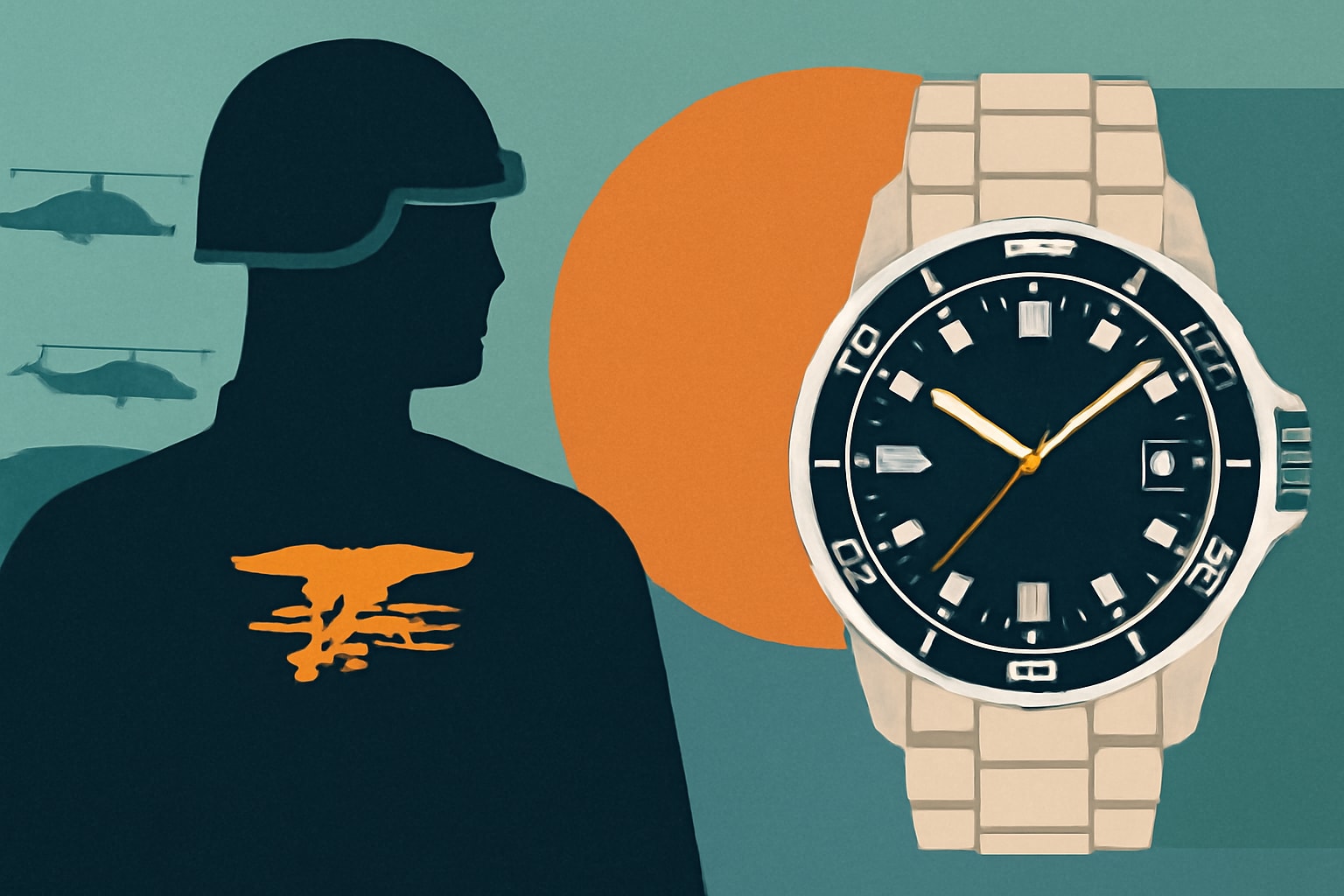 Editorial illustration for: Luminox Launches New Navy SEAL-Inspired Steel Watch