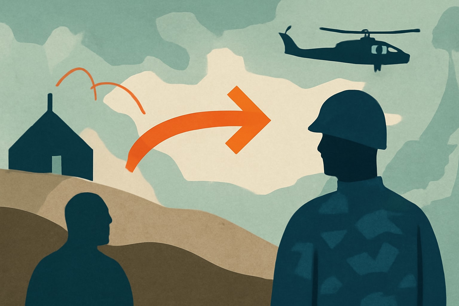Editorial illustration for: From Mongolia to U.S. Army: A Soldier's Journey Home