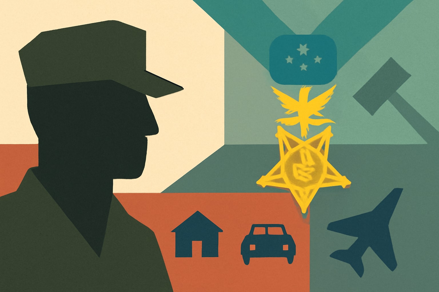 Editorial illustration for: 8 Special Benefits for Medal of Honor Recipients Enshrined in Law