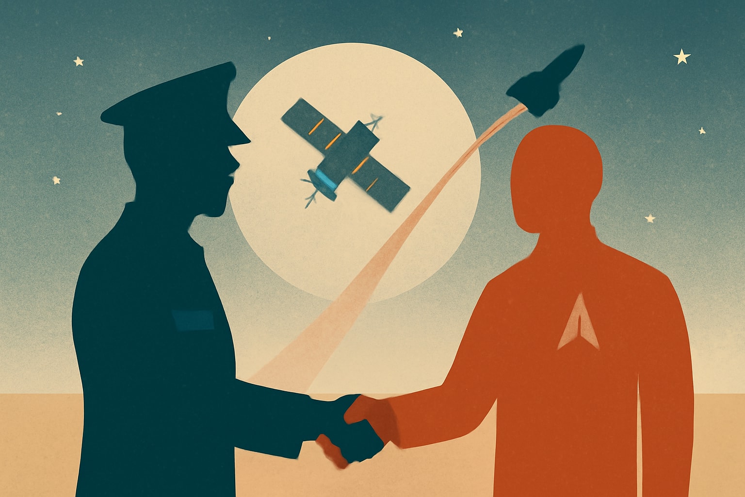 Editorial illustration for: NRO Director Nominee Highlights Evolving Partnership with Space Force