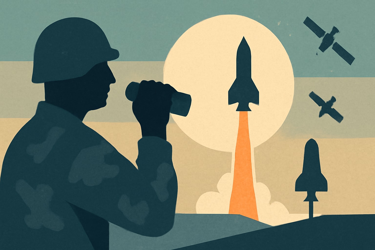 Editorial illustration for: SDA to Resume Launches After Nine-Month Pause, Early On-Orbit Challenges