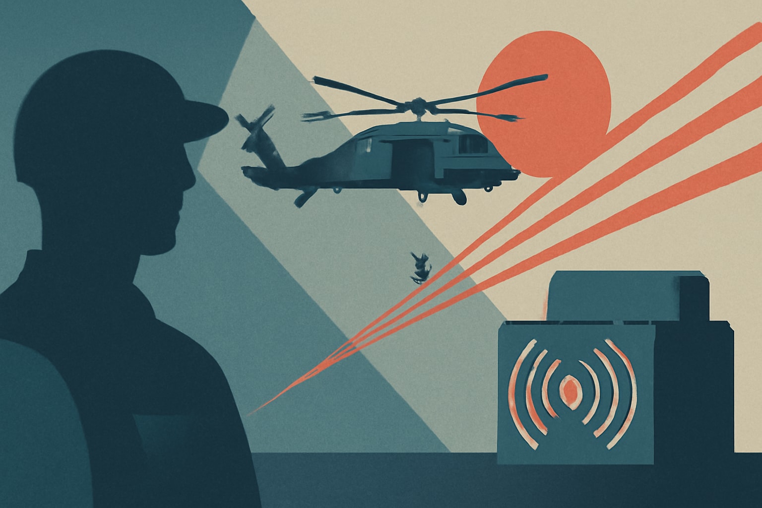 Editorial illustration for: US Air Force Pursues Enhanced Infrared Jammers for Combat Rescue Helicopters
