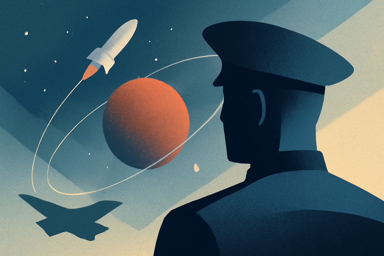 Editorial illustration for: Space Emerging as a Key Warfighting Domain, Says Space Force Chief Nominee