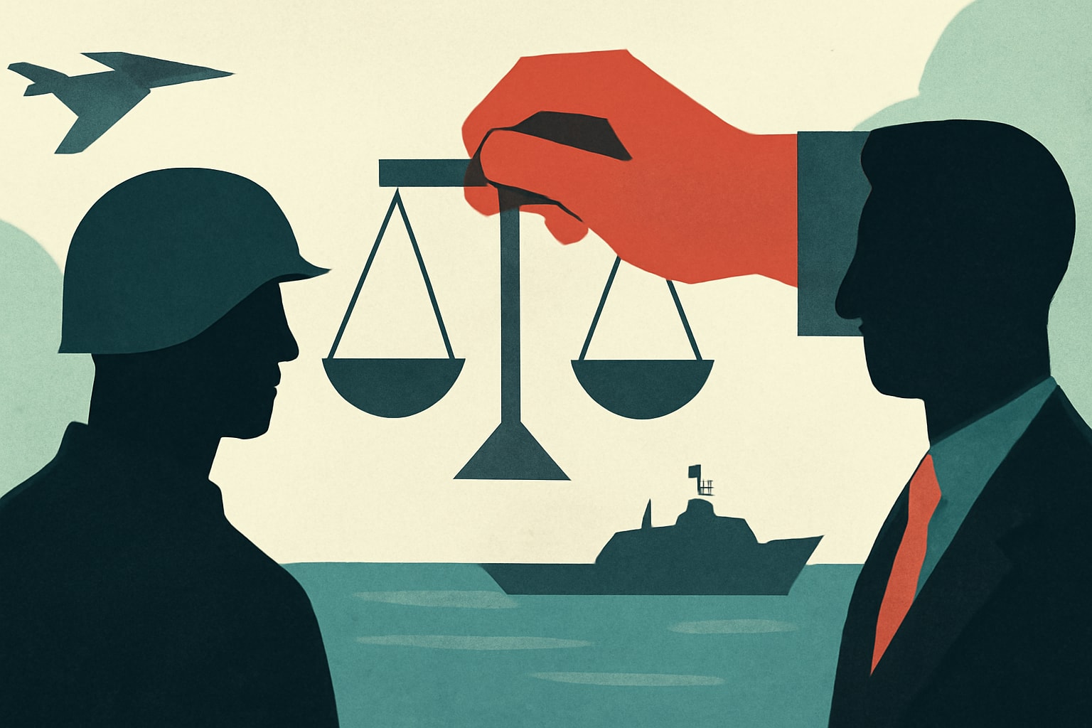 Editorial illustration for: Defense Tech Firms Sue U.S. Navy Over MUSV Program Exclusion