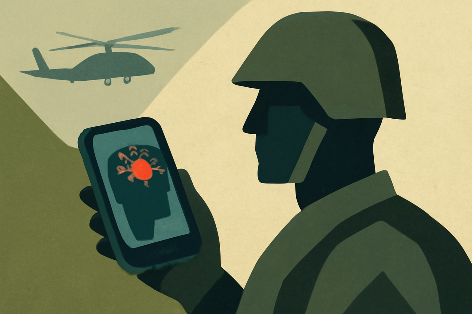 Editorial illustration for: Army Fields Handheld Device for Rapid Traumatic Brain Injury Detection