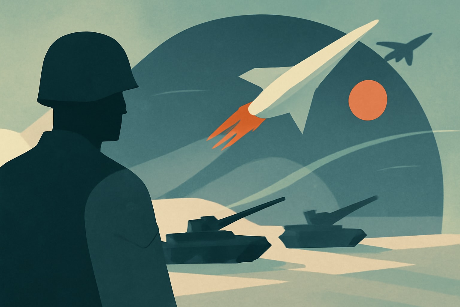 Editorial illustration for: U.S. Space Command Develops Strategy for Maneuver Warfare