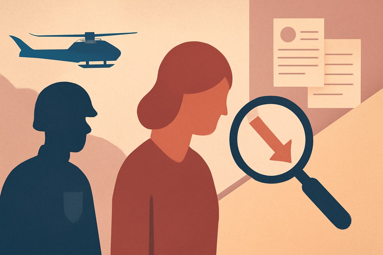 Editorial illustration for: Military Spouses Face High Unemployment Rates Amid Job Search Challenges