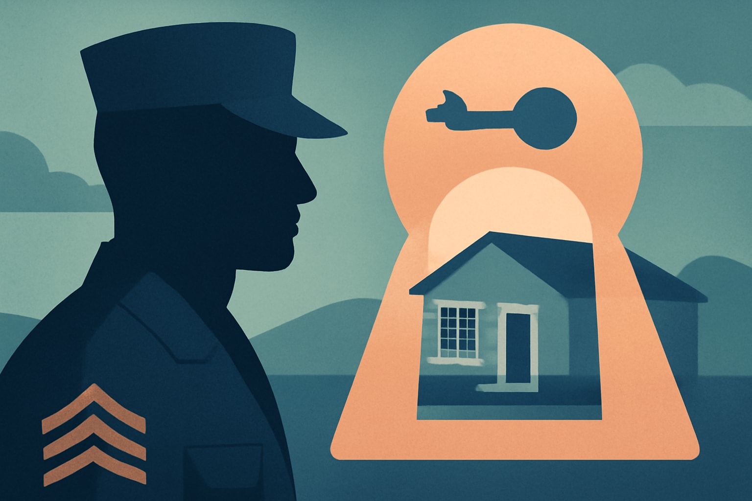 Editorial illustration for: Understanding VA Loans for Manufactured Homes: What Veterans Need to Know