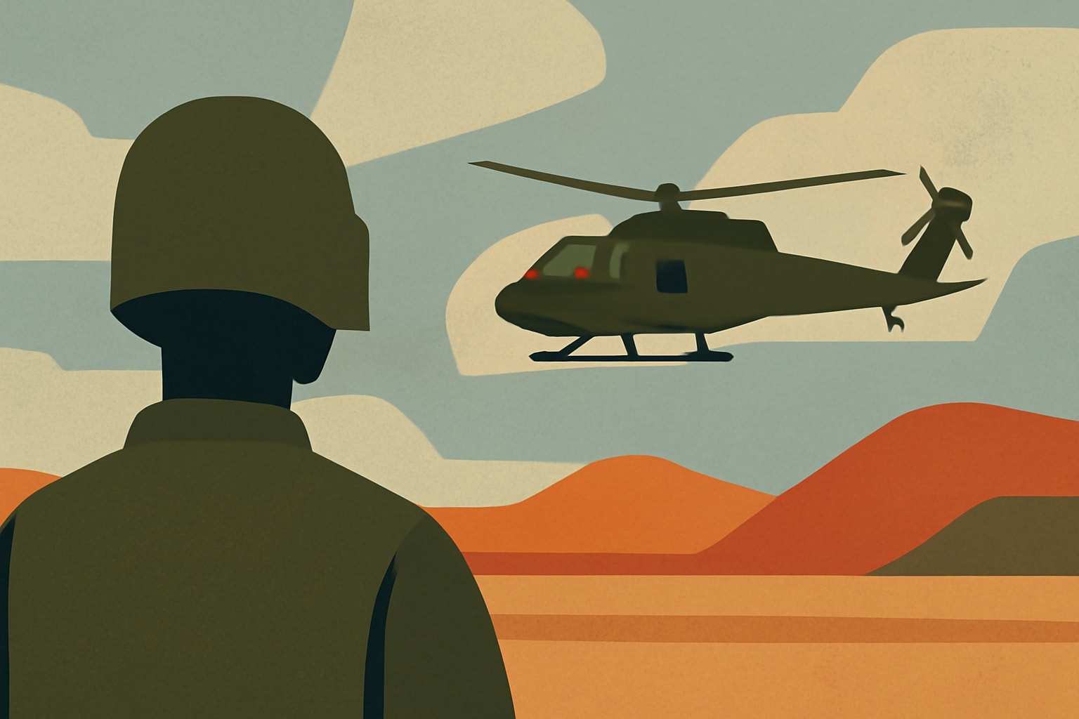 Editorial illustration for: Army Aviation Students Take to the Skies Solo for Cross-Country Flights