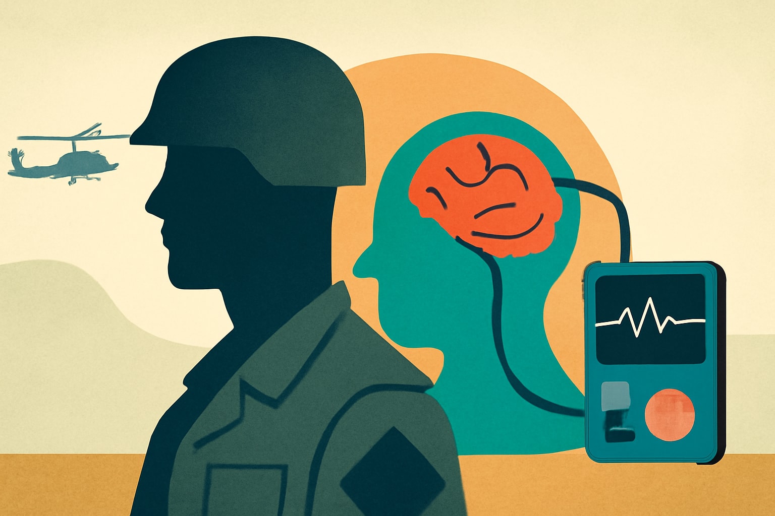 Editorial illustration for: Army Develops Device to Detect Traumatic Brain Injury in Under 15 Minutes