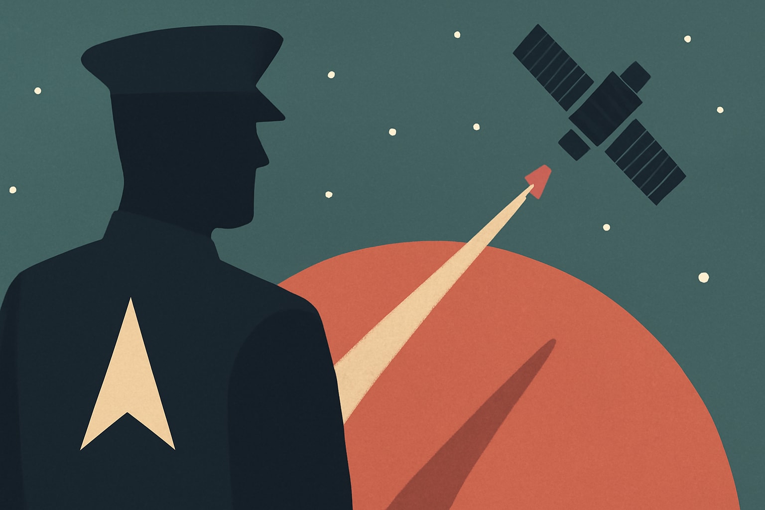 Editorial illustration for: U.S. Space Force Chief Nominee Warns of China's Rapid Space Weapon Advancements