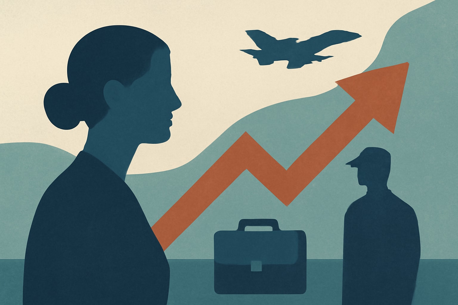 Editorial illustration for: Rising Unemployment Among Military Spouses: A Career Challenge