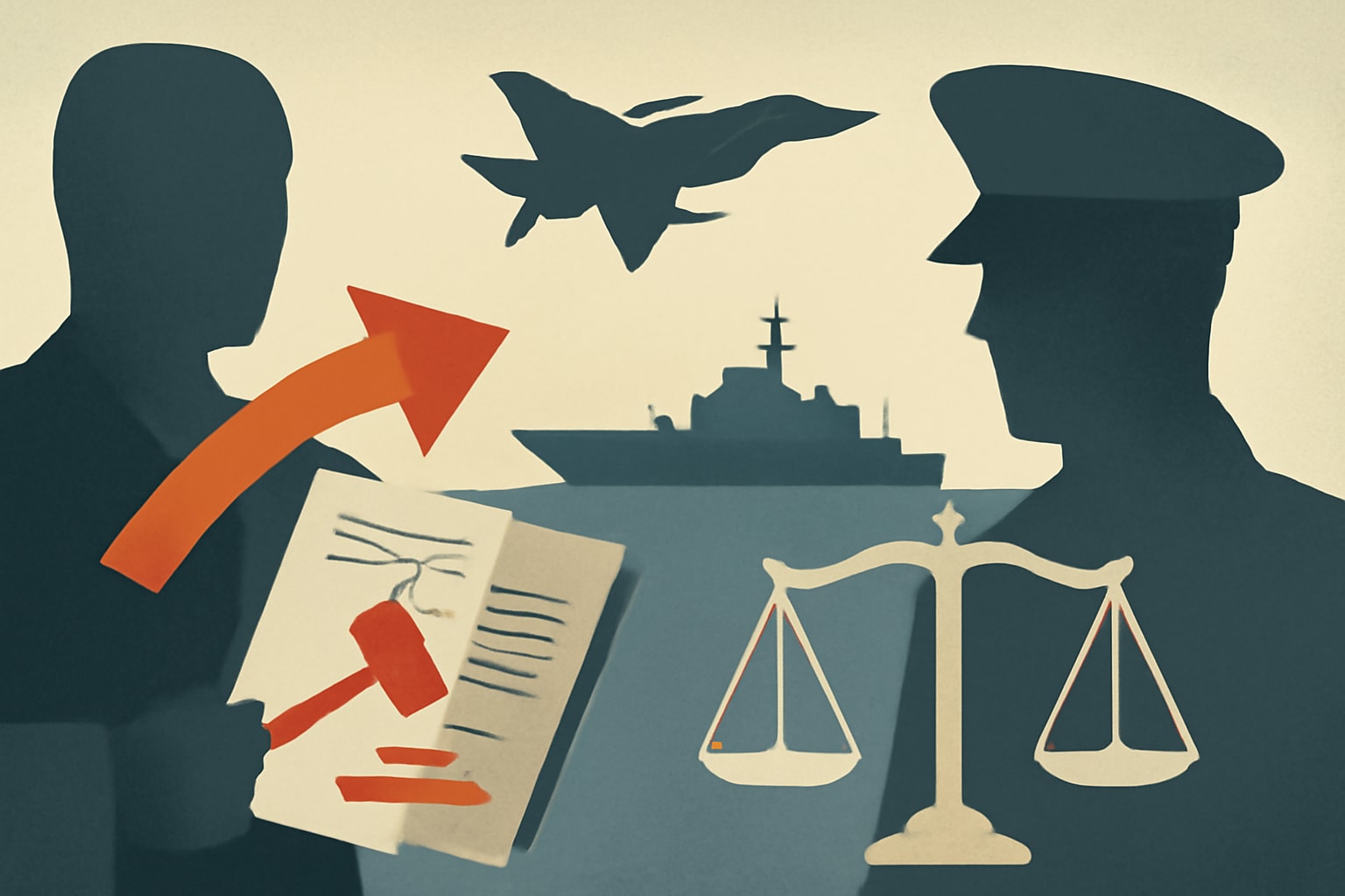Editorial illustration for: Defense Tech Firms Sue U.S. Navy Over MUSV Program Exclusion