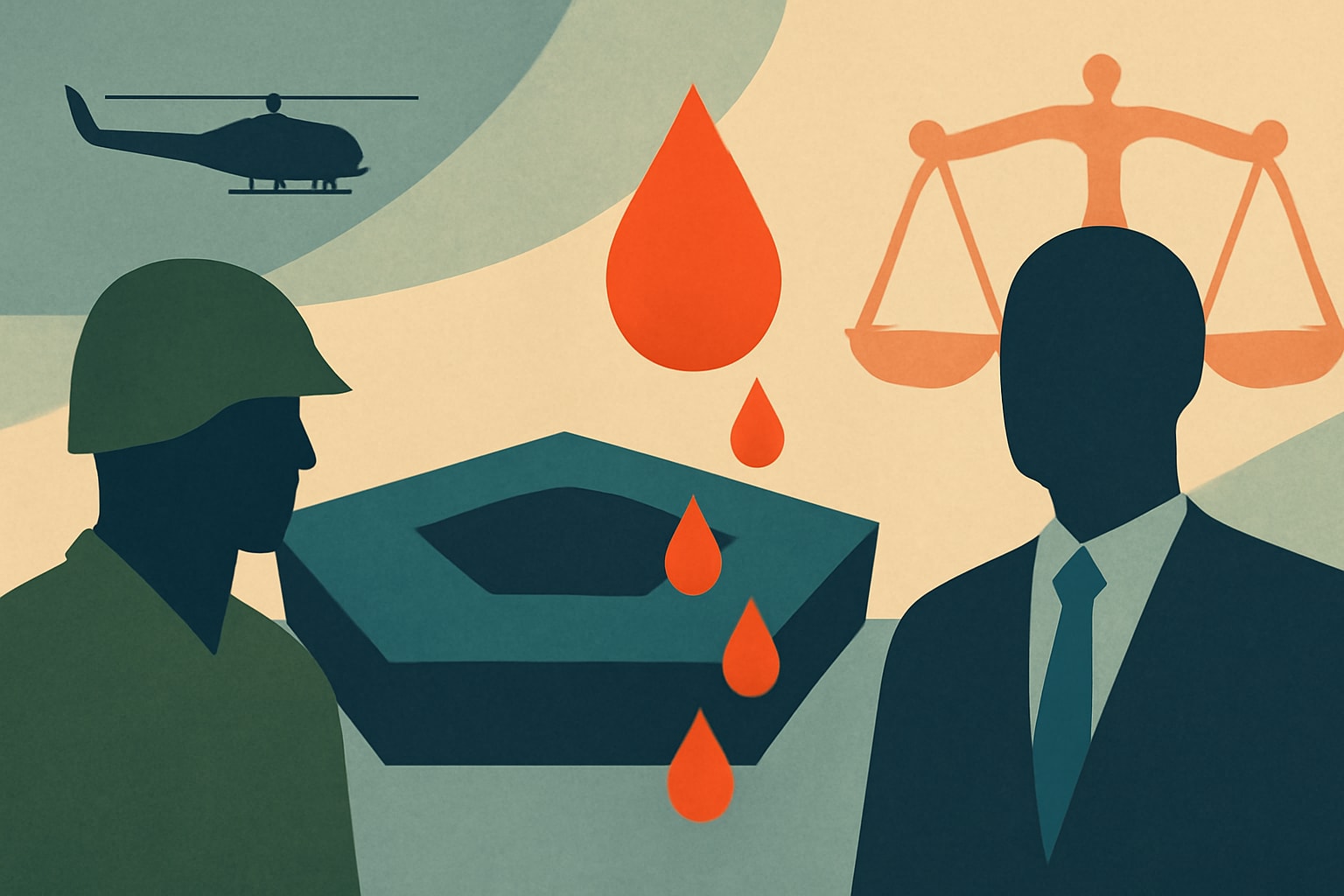 Editorial illustration for: Pentagon and Justice Department Launch Task Force to Combat Media Leaks