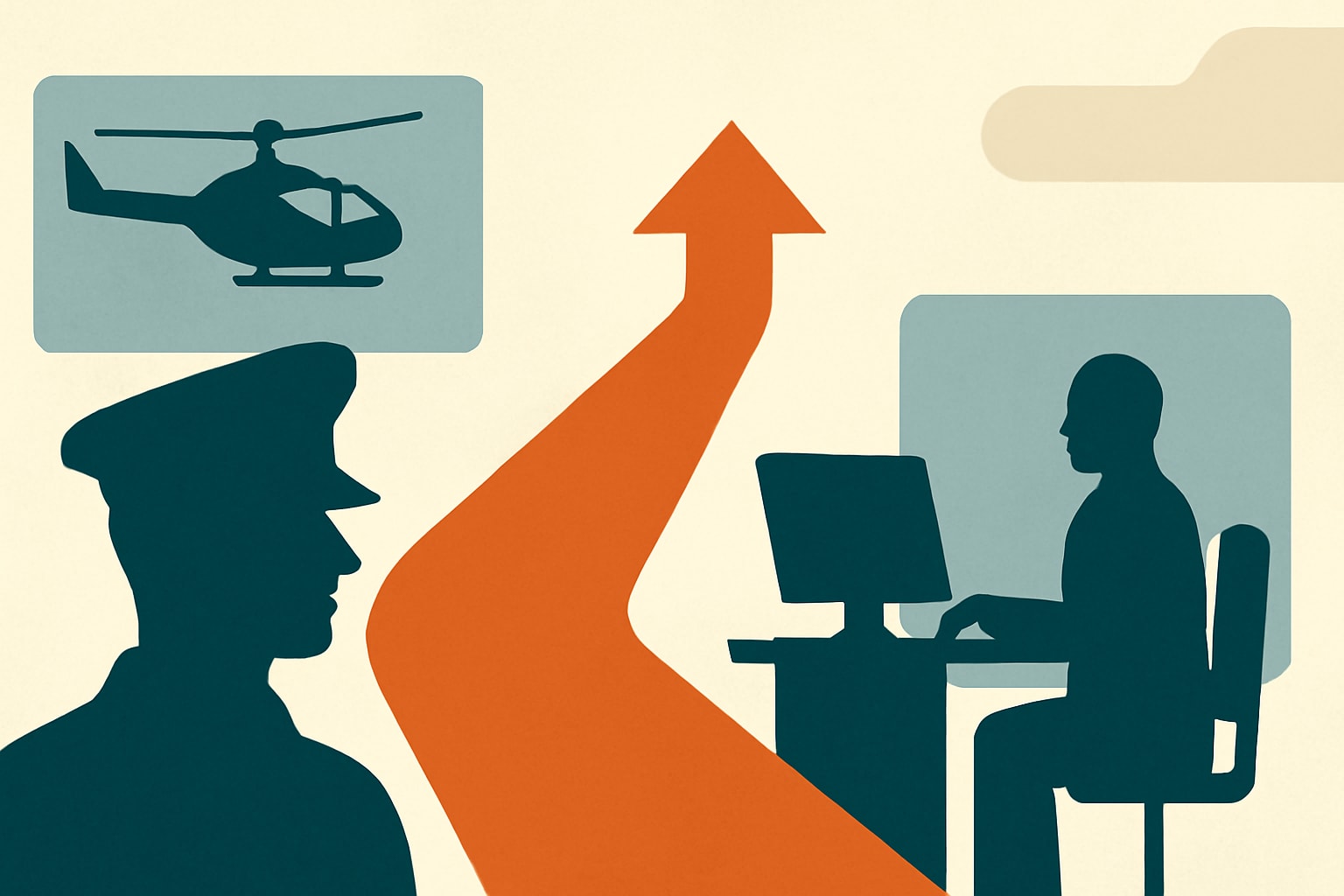 Editorial illustration for: Marines Develop Direct-Hire Path for Civilian Jobs