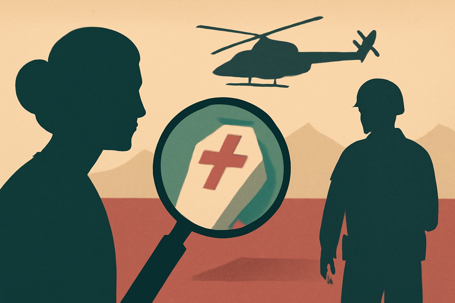 Editorial illustration for: Mexico's Sheinbaum Seeks Answers After US Embassy Officials Die in Chihuahua