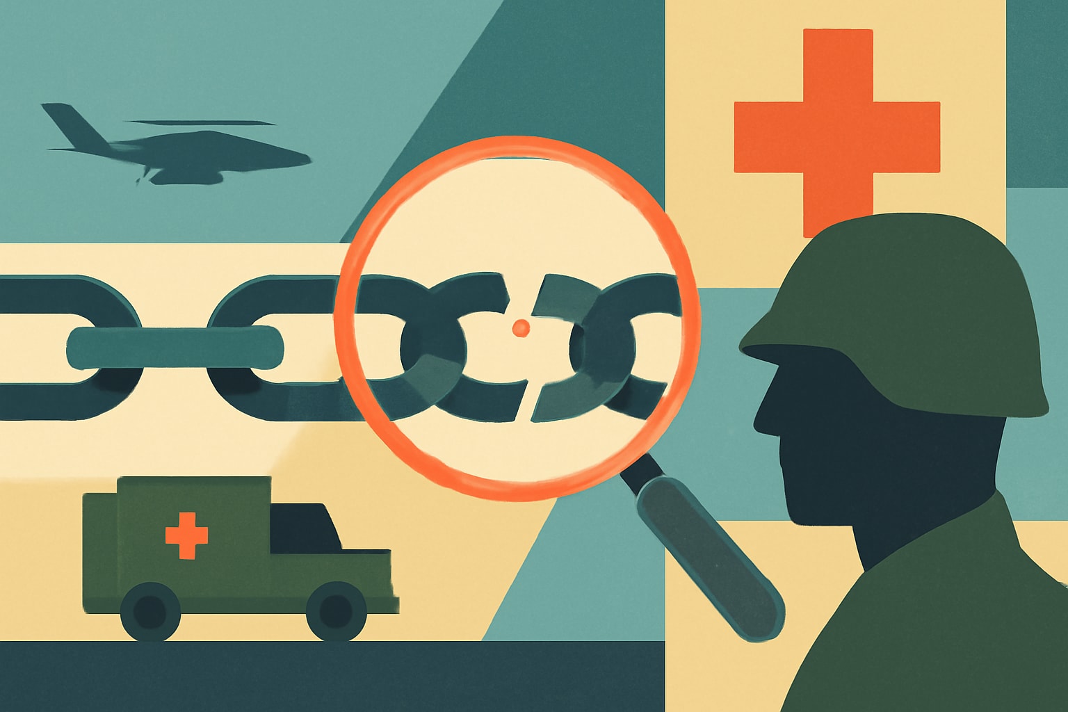 Editorial illustration for: DOD Selects Accenture to Investigate Supply Chain Vulnerabilities in Military Medicine