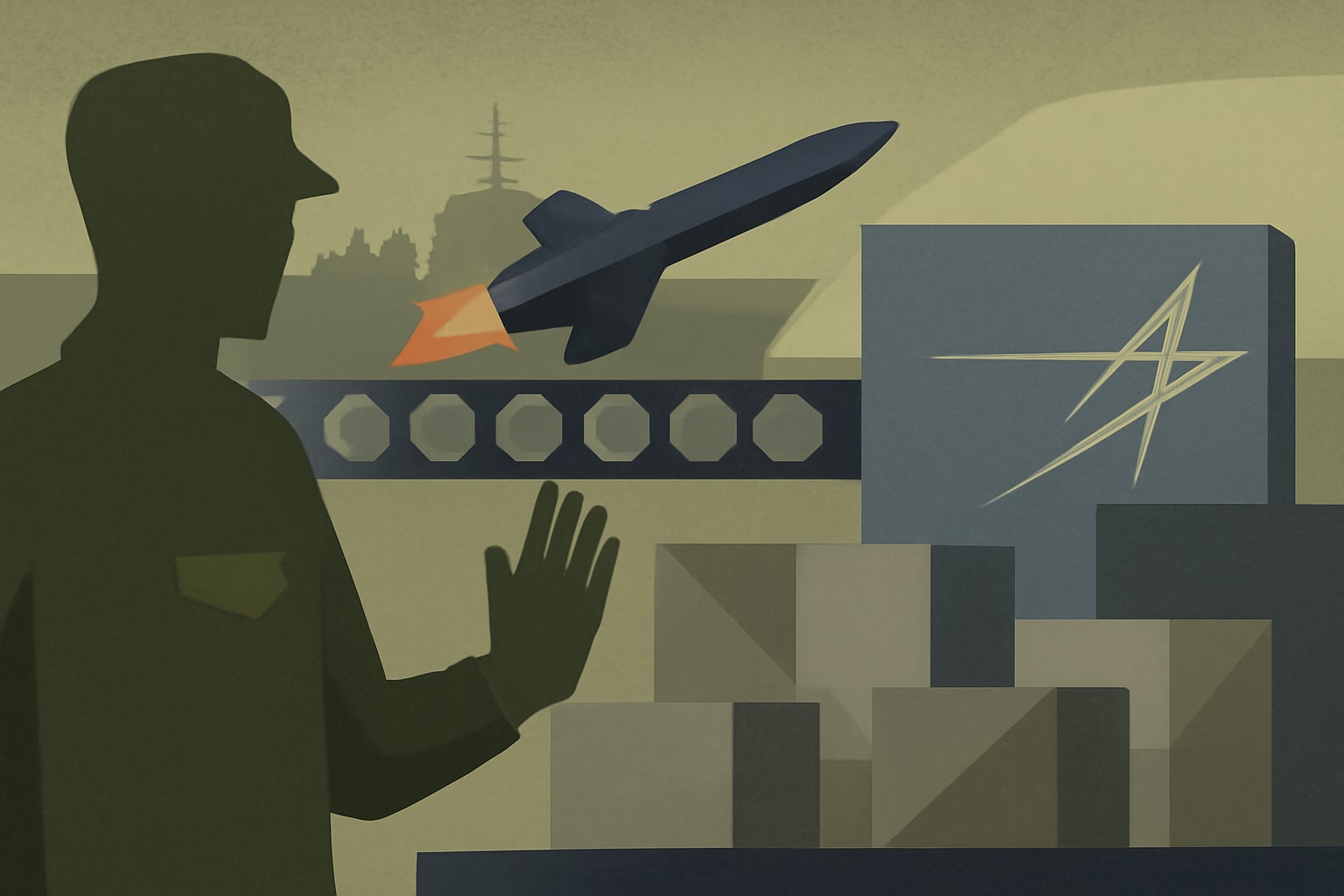 Editorial illustration for: Lockheed Martin Faces Production Challenges for Navy Hypersonic Missile