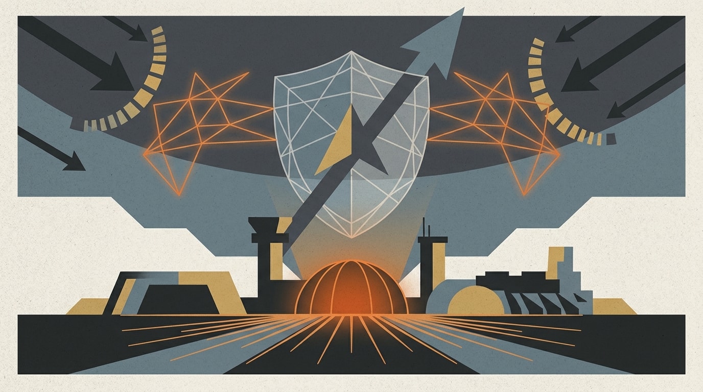 Editorial illustration for: Air Force Requests $1.4 Billion for Air Base Defense Systems in 2027 Budget