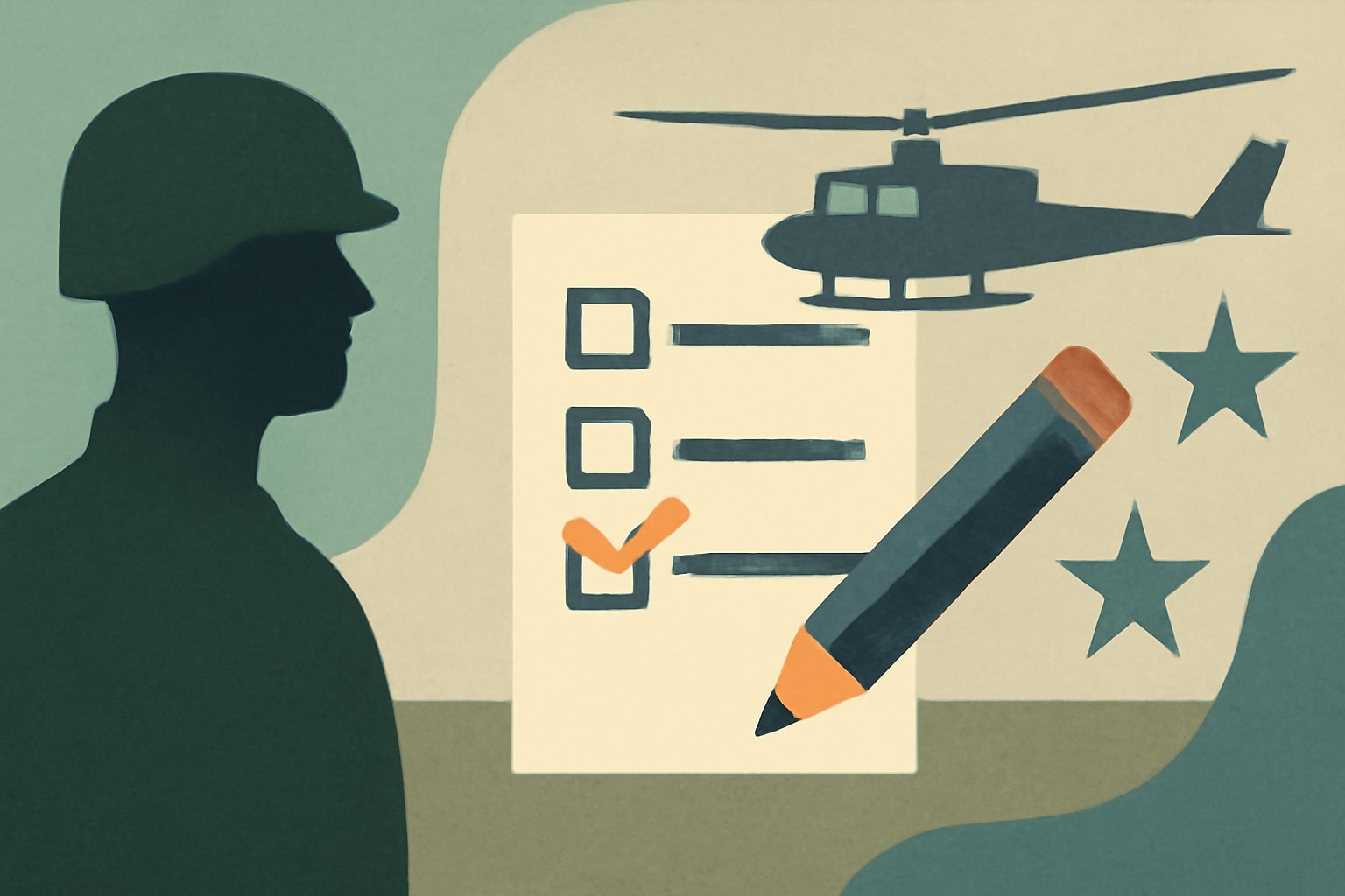 Editorial illustration for: Army Revamps Career Survey to Enhance Retention Insights