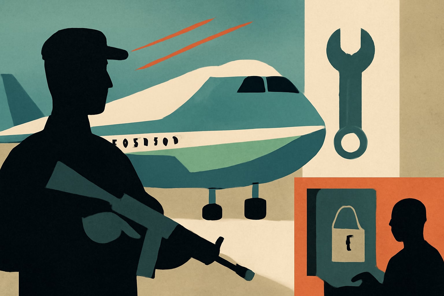 Editorial illustration for: Air Force One Set for Major Upgrades Following Security Concerns