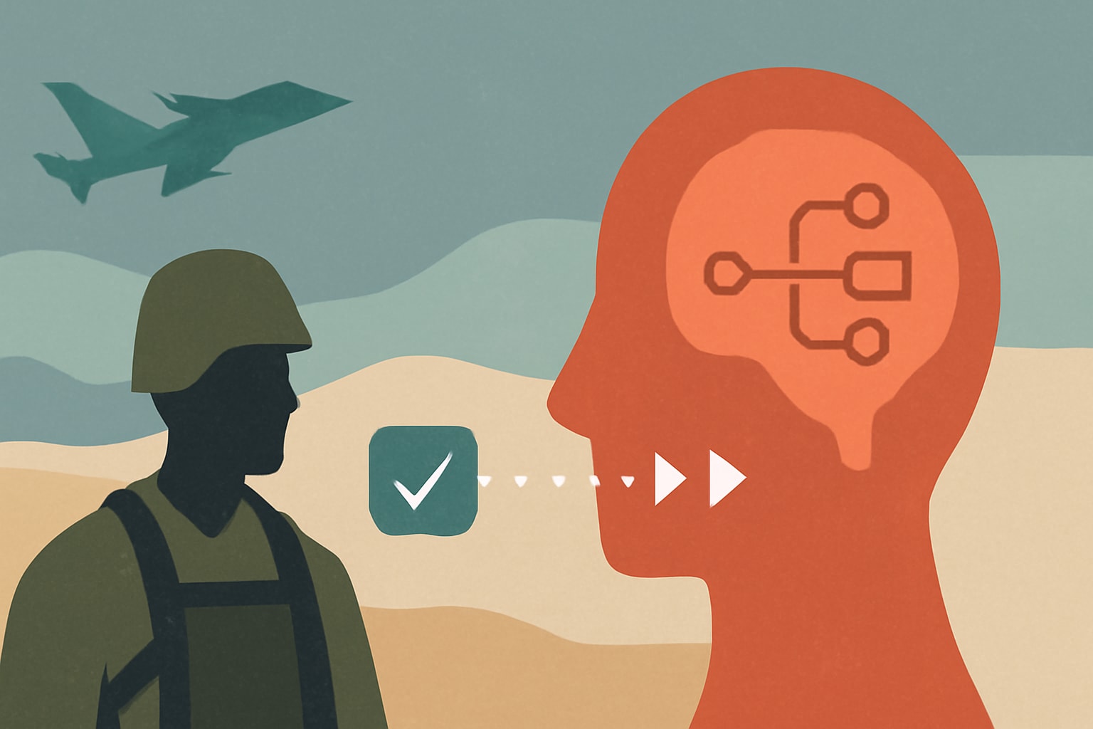 Editorial illustration for: New AI Tool Assists Afghan Allies at Risk in Finding Visa Pathways