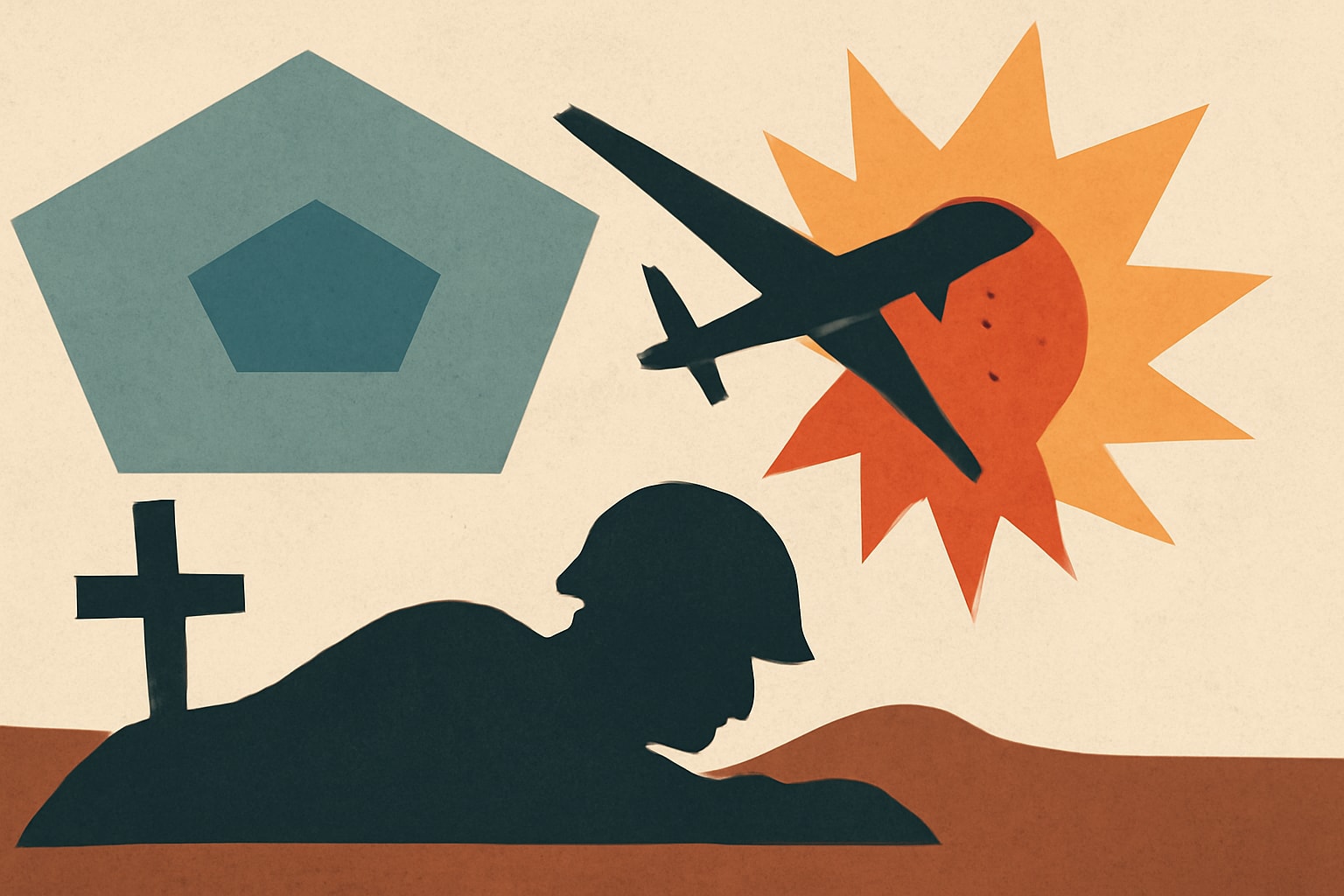 Editorial illustration for: Pentagon Identifies Soldier Killed in Controlled Detonation of Iranian Drone