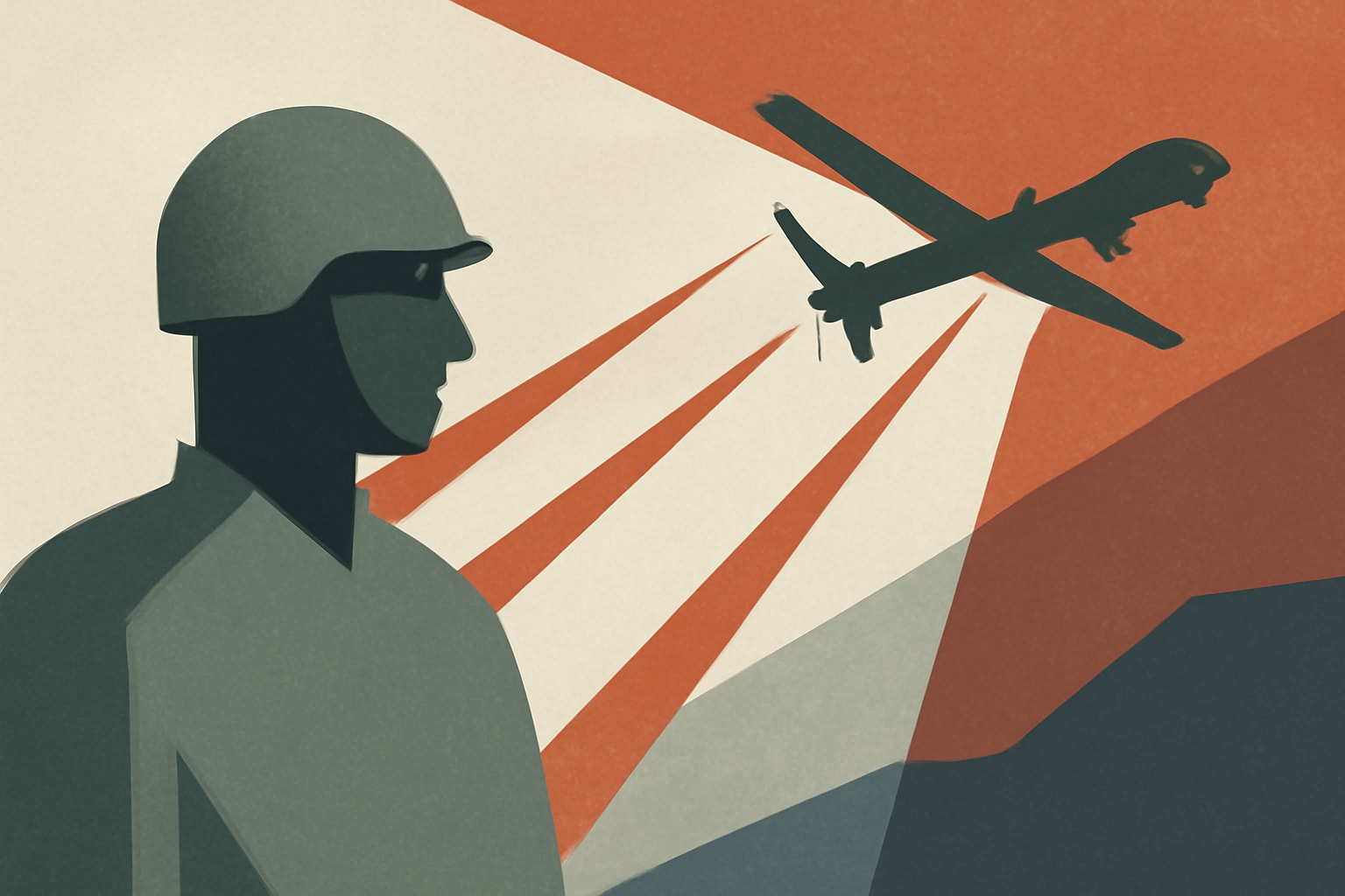 Editorial illustration for: Poland Warns of Potential Russian Drone Attacks on NATO Allies