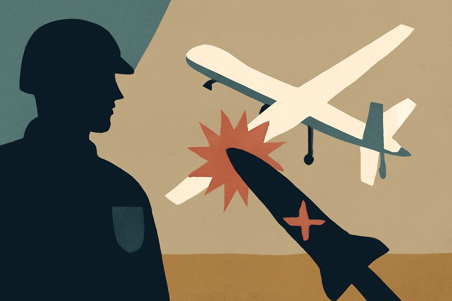 Editorial illustration for: X-Bow Introduces Cost-Effective Drone Interceptor Under $100,000