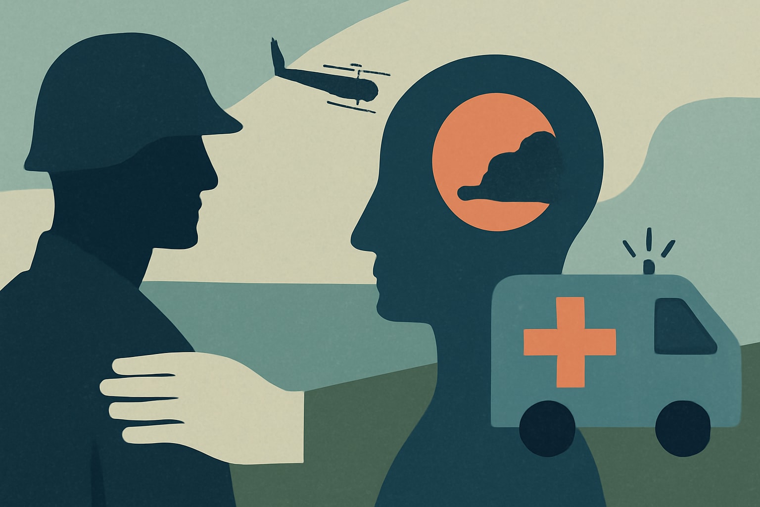 Editorial illustration for: Eligible Veterans Can Access Free Emergency Care for Suicide Crises