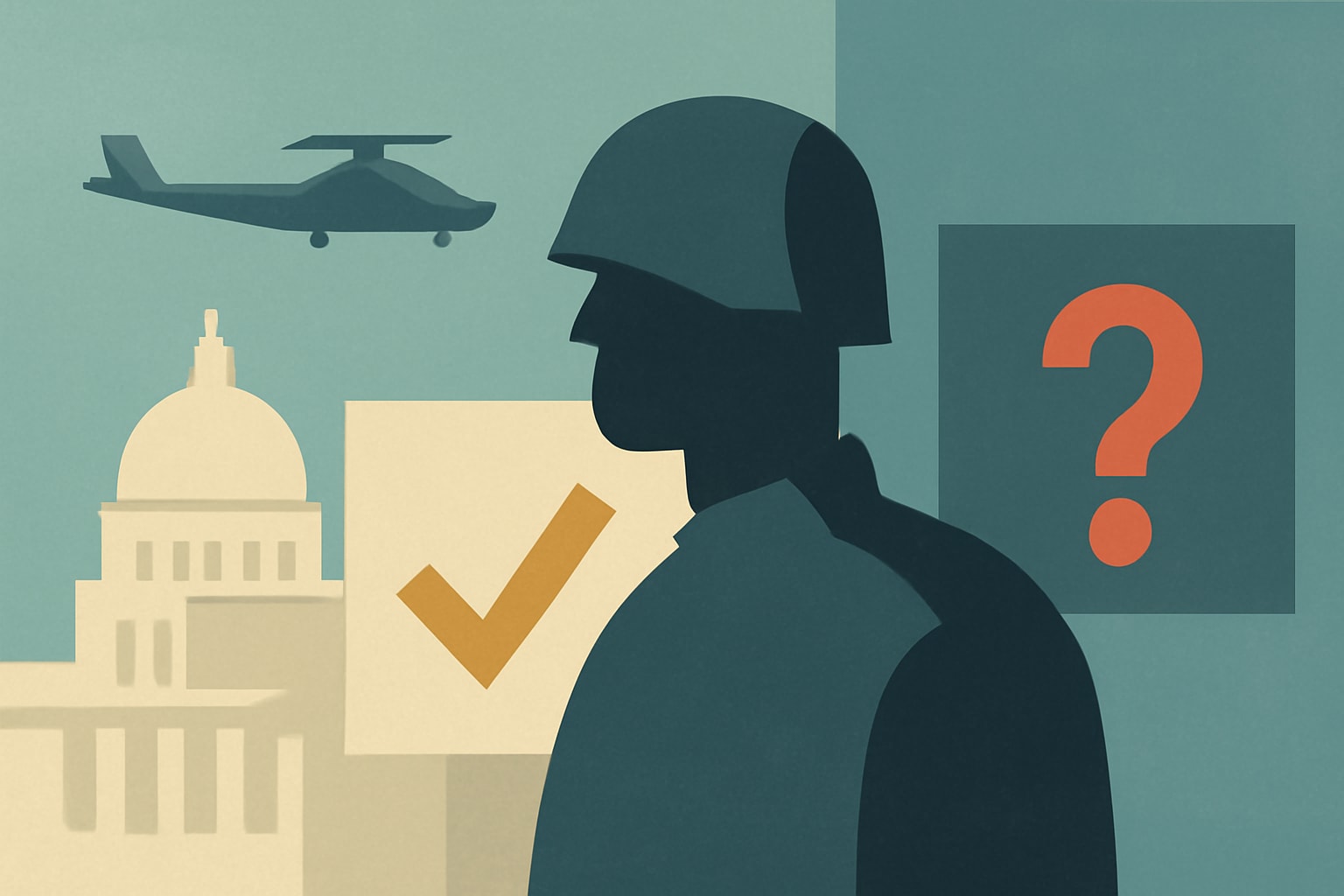 Editorial illustration for: House Passes 2027 NDAA and Reconciliation Package Amid Senate Uncertainty