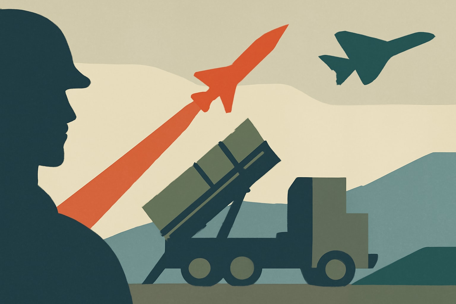 Editorial illustration for: Air Force Seeks New Ground-Based Launcher for Enhanced Base Defense