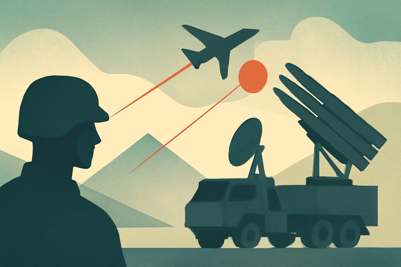 Editorial illustration for: Australia Tests Innovative Hybrid Air Defense System