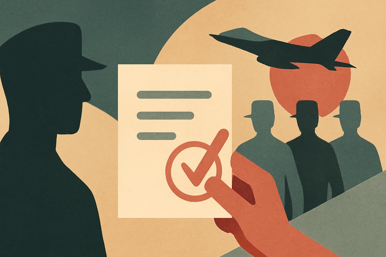 Editorial illustration for: Selective Service System Plans to Simulate New Draft Process