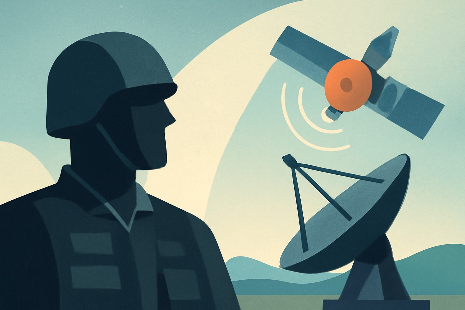 Editorial illustration for: Space Force Expands SATCOM Capabilities with Commercial Bandwidth