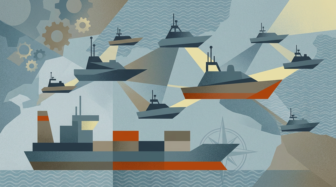Editorial illustration for: US Navy to Expand Unmanned Surface Vessel Fleet in Indo-Pacific