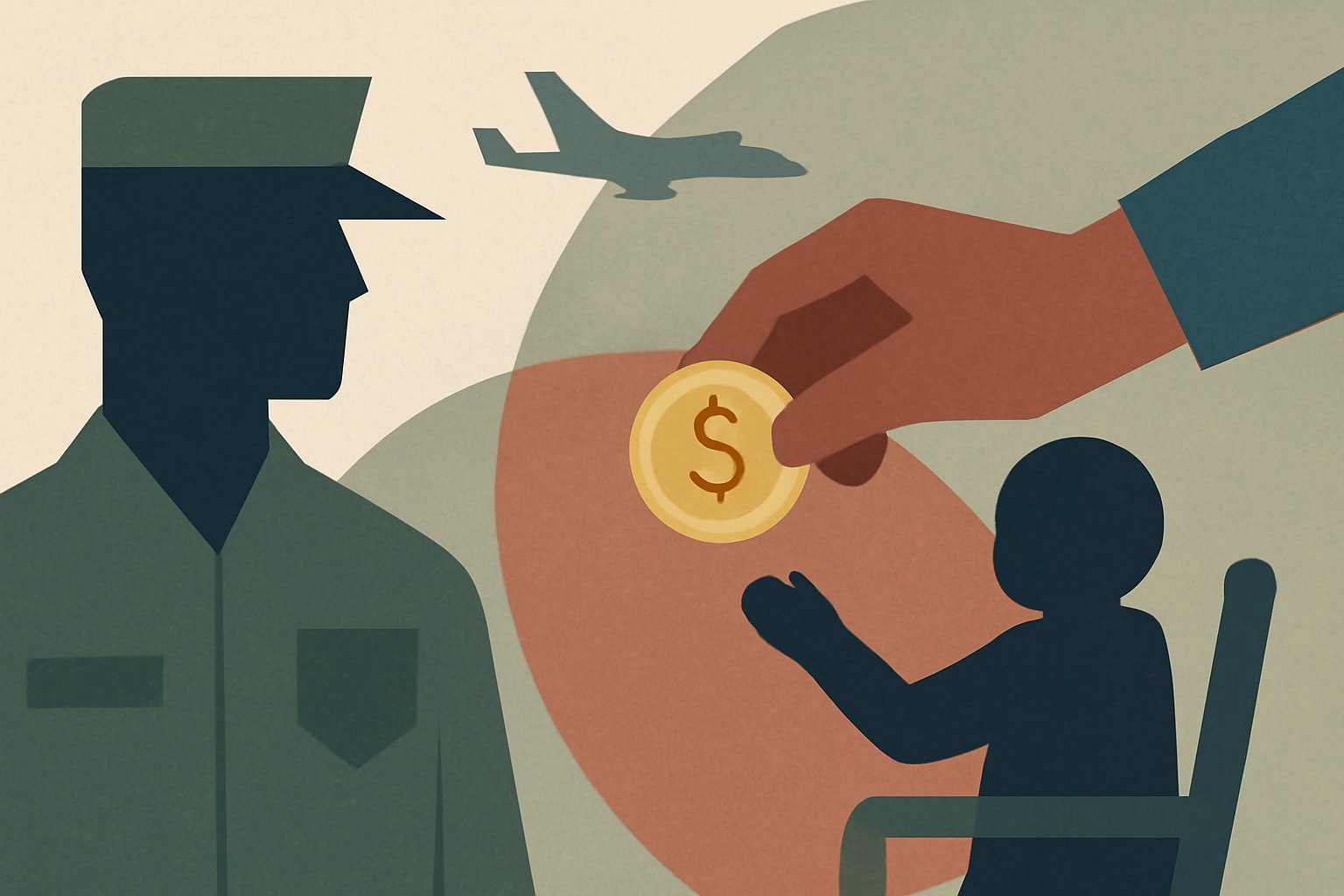 Editorial illustration for: Research Shows $500 Bonus Could Retain Military Childcare Workers