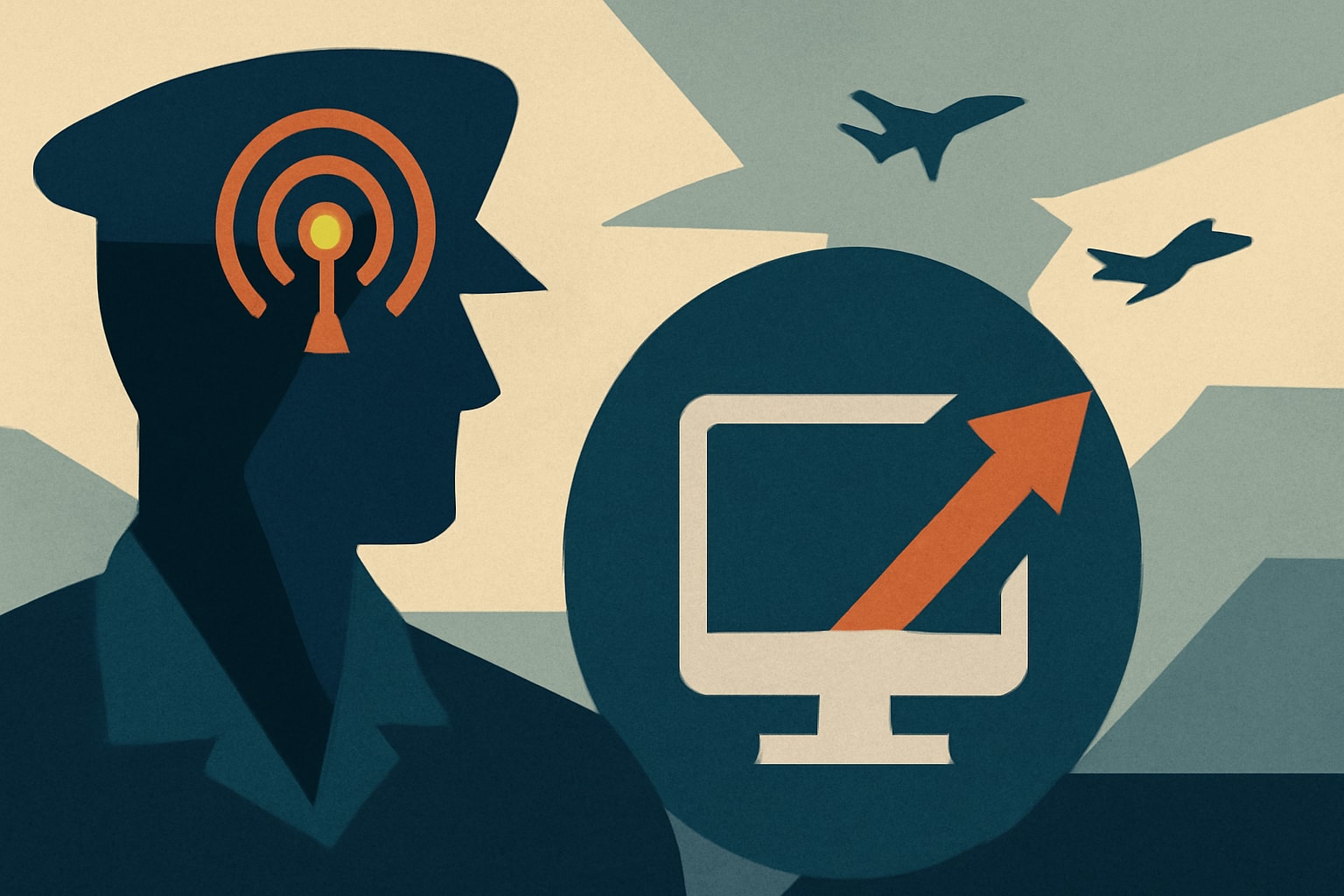 Editorial illustration for: Navy Redesignates Information Professionals as ‘Communications Systems Warfare Officers’
