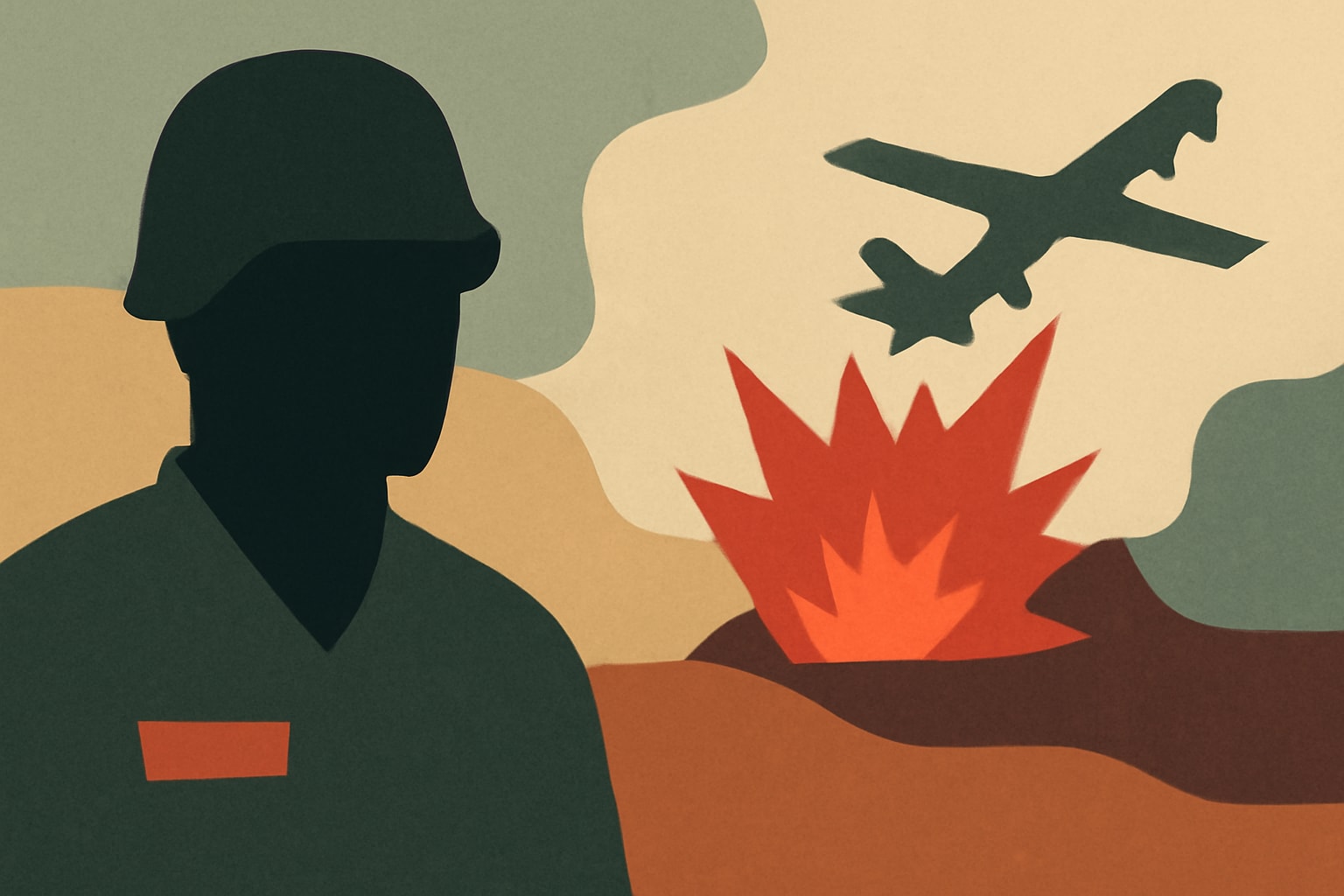 Editorial illustration for: Sgt. Michael Emmanuel Swinton Killed in Iranian Drone Detonation